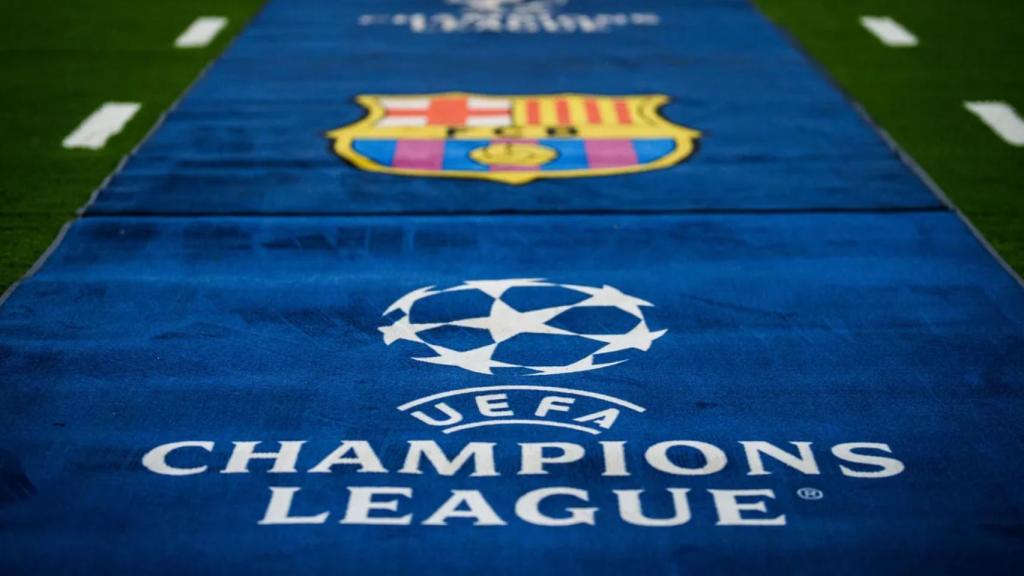 El Barça extiende la imagen oficial de la Champions League en Montjuïc