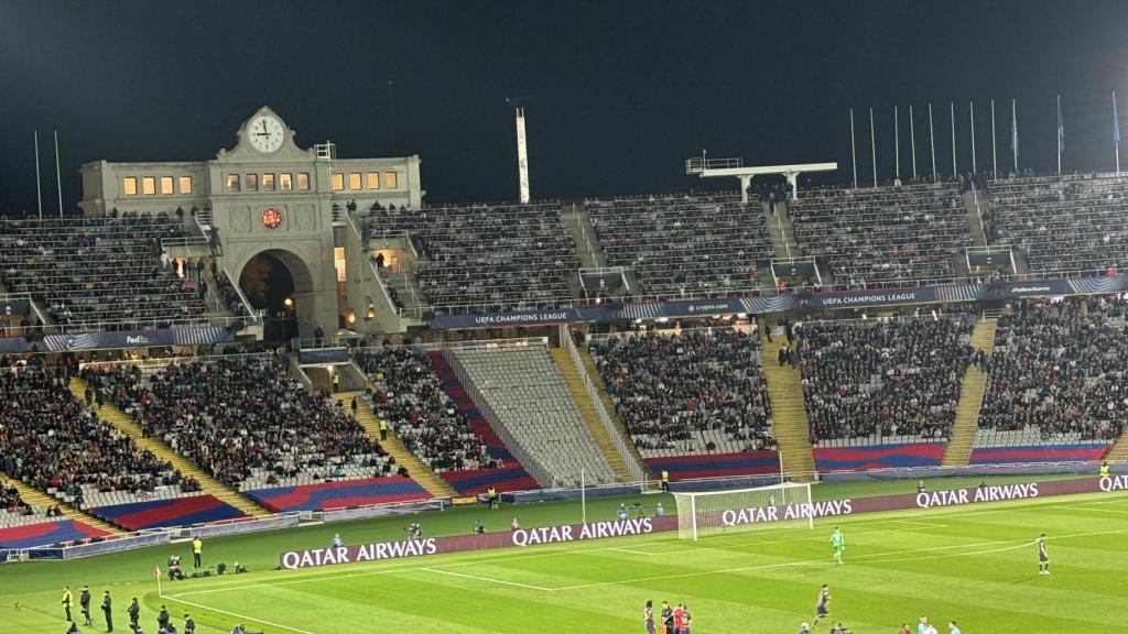 La Grada d'Animació, vacía en Montjuïc