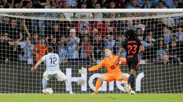 Gol del Celta al Barça en Balaídos