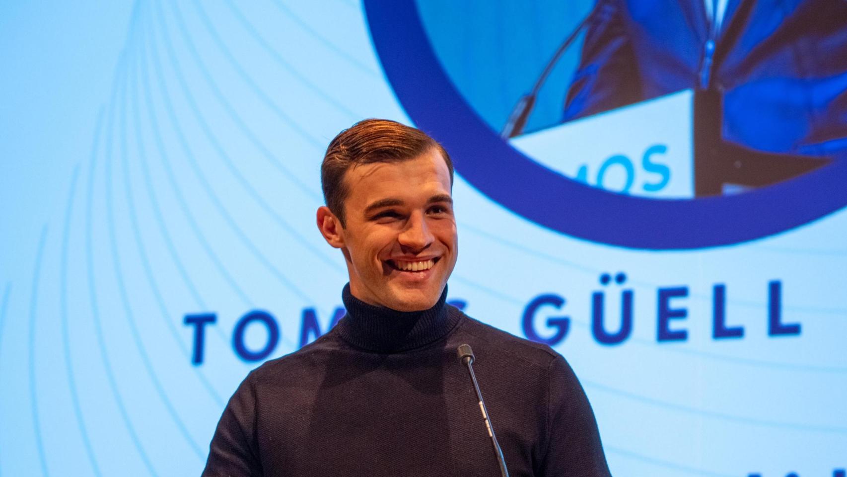 Tomàs Güell durante la presentación de Lideremos en Galicia