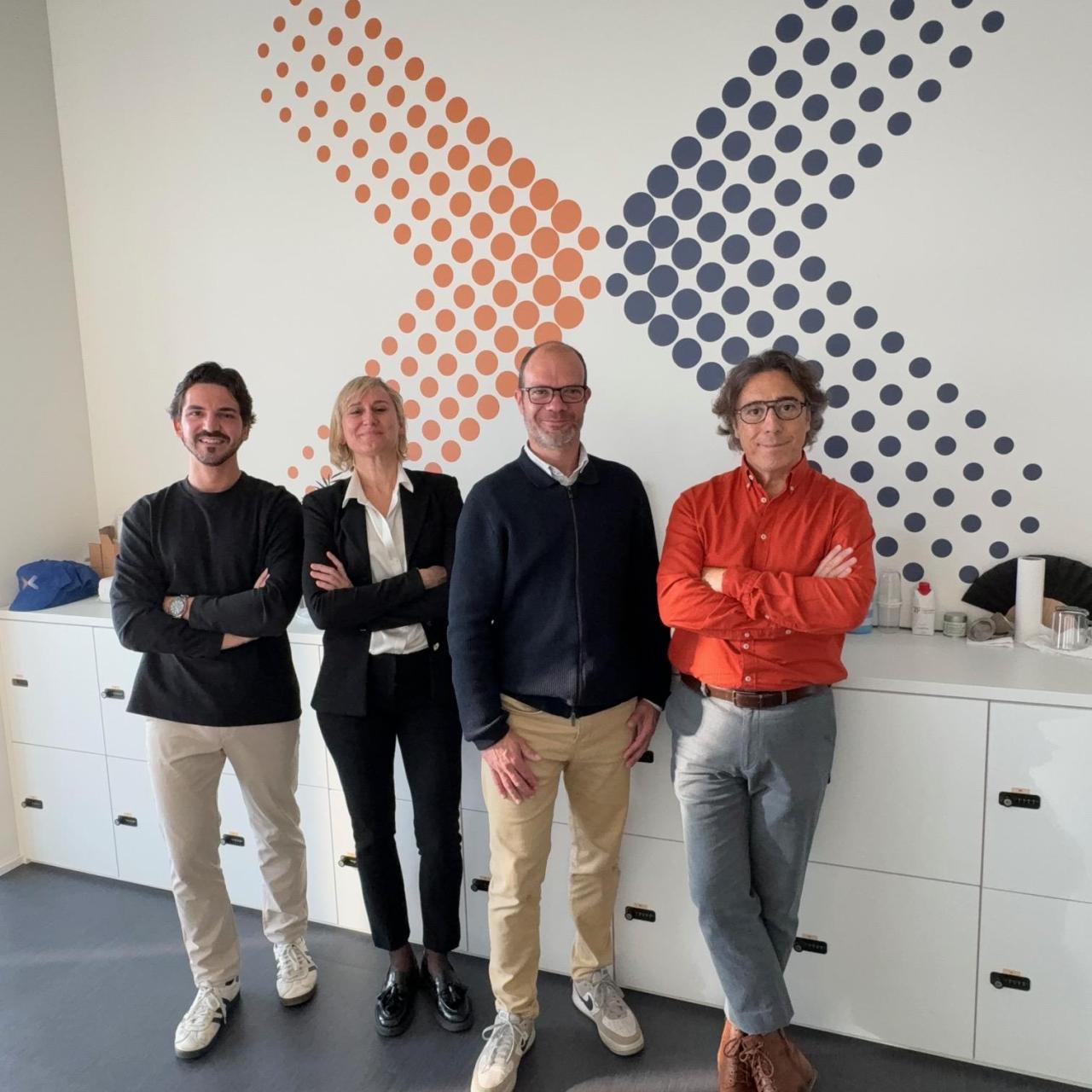 Juan Hernández (director de Proyectos), Elisabeth Ubach (Directora Financiera), Jordi Soler (Director de Ingeniería) y Jaume Rey (Director General) forman parte del equipo directivo de Nexiona