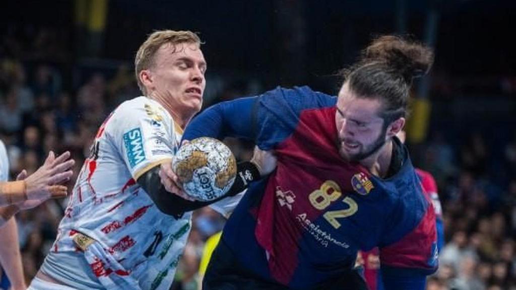 Luís Frade, pívot del Barça de balonmano