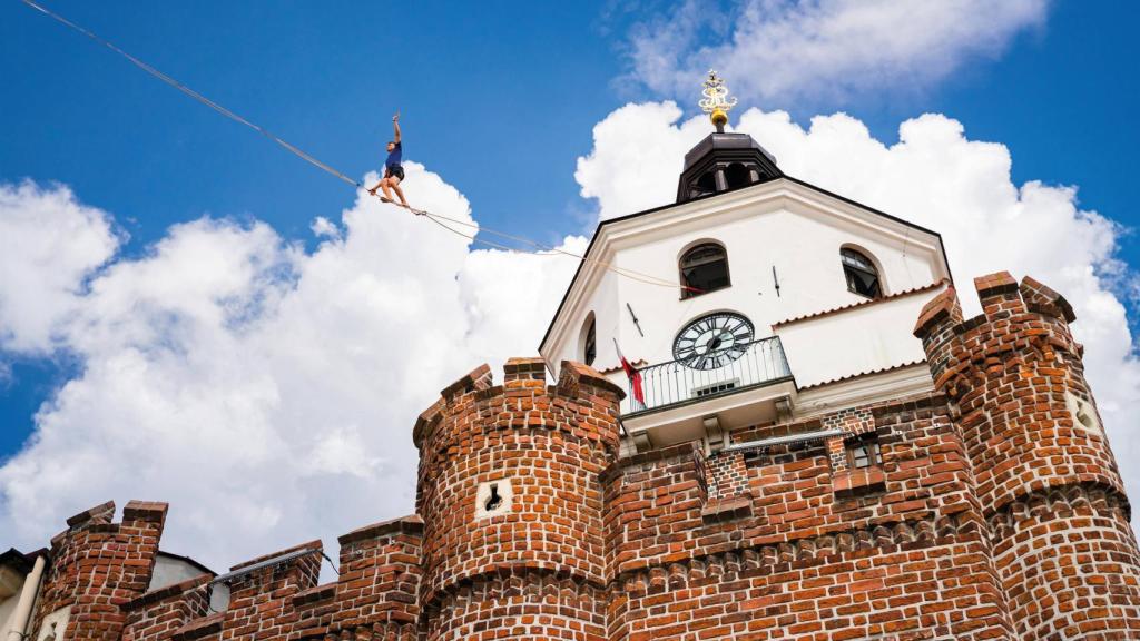 Funambulista en Lublin