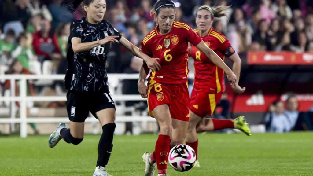 Aitana Bonmatí, durante el amistoso de la selección española contra Corea del Sur