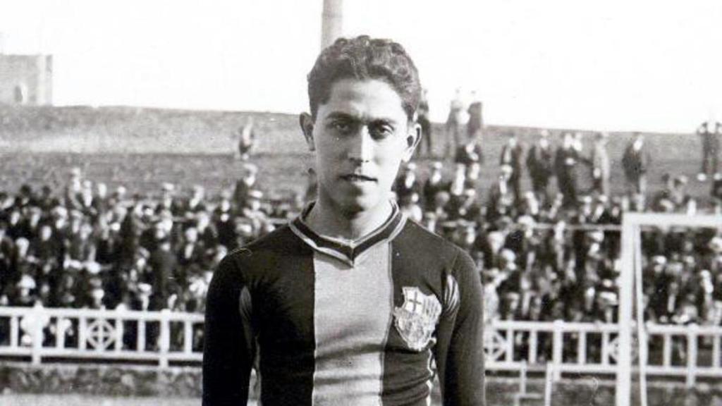 Paulino Alcántara, durante su etapa como jugador del Barça