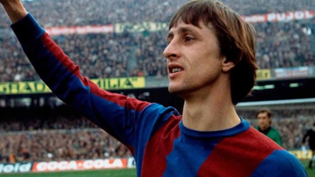 Johan Cruyff, legendario exjugador y exentrenador del Barça