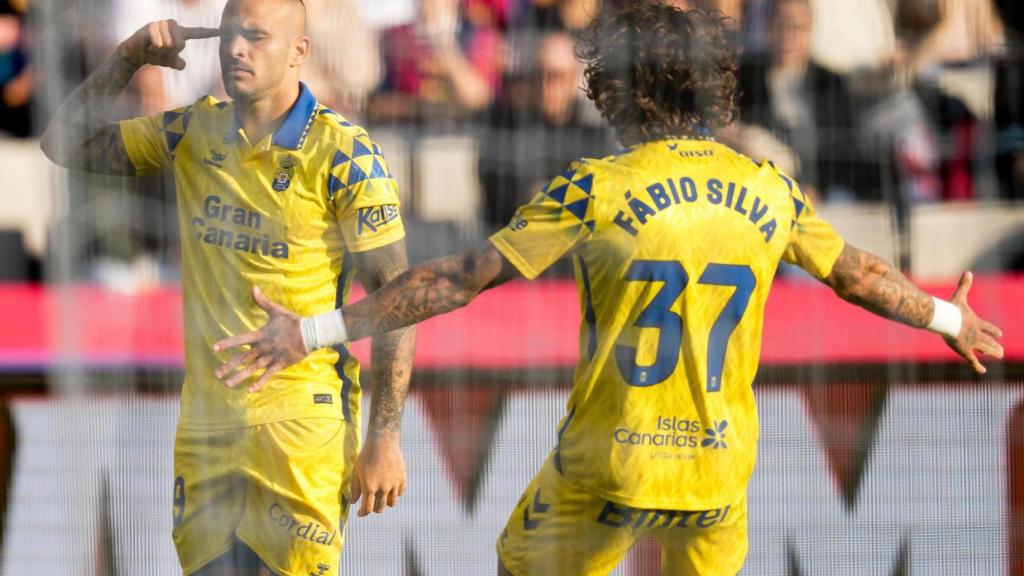 Sandro y Fabio Silva, goleadores deLas Palmas