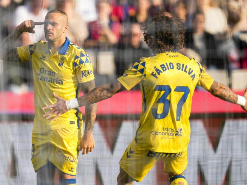 Sandro y Fabio Silva, goleadores deLas Palmas