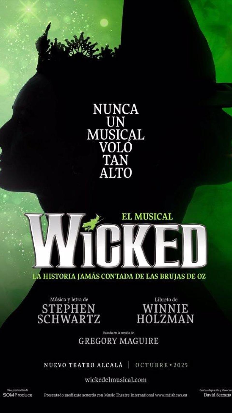 El musical 'Wicked' se estrenará en España en 2025