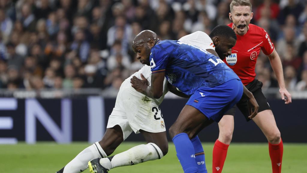 El penalti de Nyom sobre Antonio Rüdiger, pitado por el árbitro Hernández Hernández en el Real Madrid-Getafe