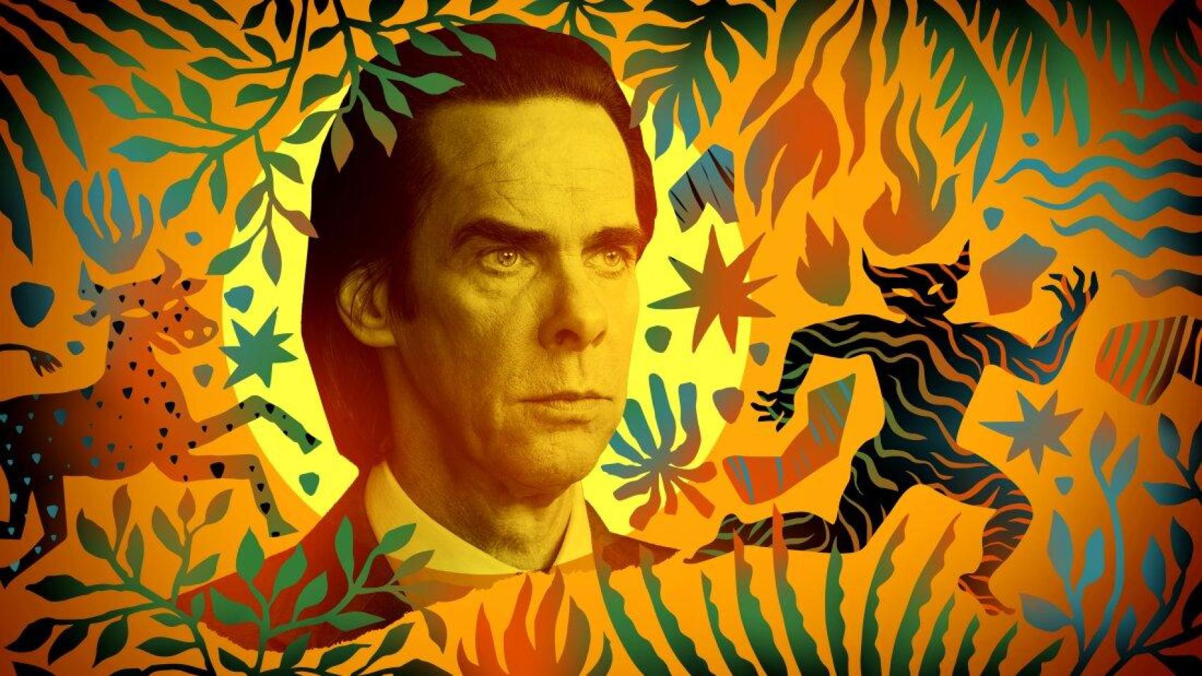 Ilustración de promoción de 'Wild God', de Nick Cave.