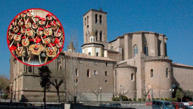 Fotomontaje Catedral de Solsona y tions