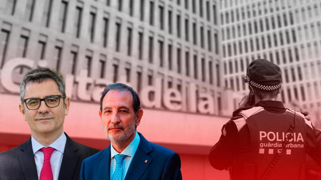 A la izquierda, Félix Bolanos, ministro de Presidencia, Justicia y Relaciones con las Cortes; y, Ramón Espadaler, 'conseller' de Justicia y Calidad Democrática