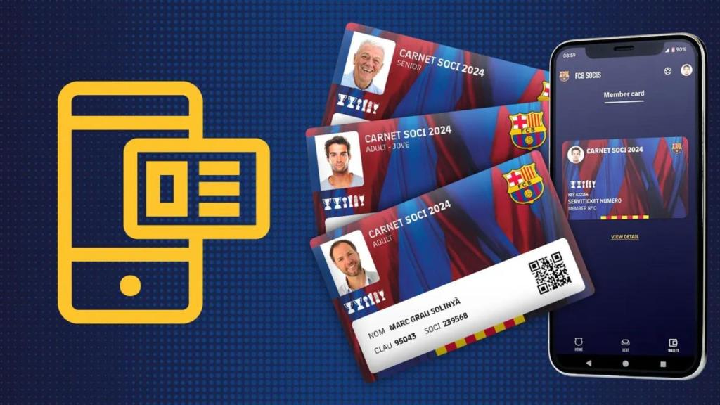 La publicidad del Barça para los interesados en obtener el carnet de socio