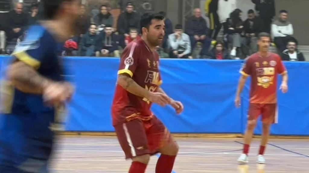 Deco, director deportivo del Barça, en un partido benéfico celebrado en Castelldefels