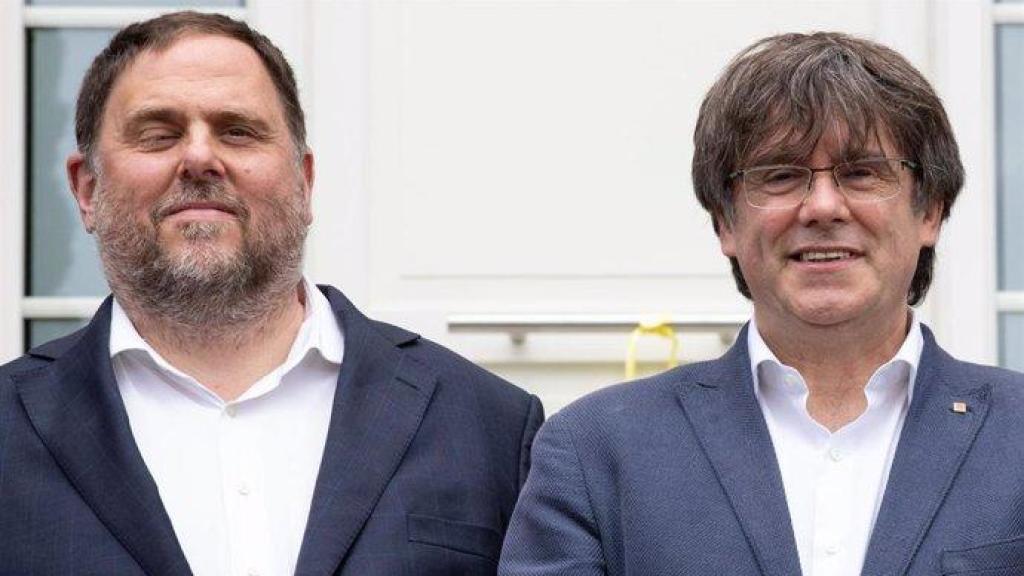 Oriol Junqueras y Carles Puigdemont