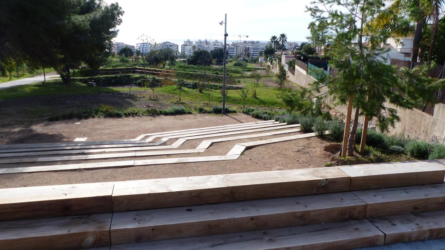 Nuevo parque contra las inundaciones de Calafell