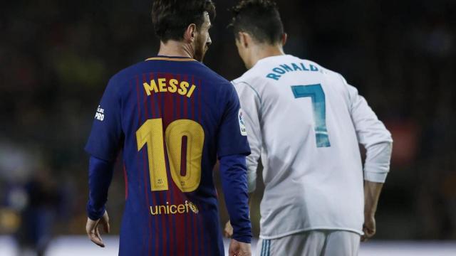 Messi y Cristiano Ronaldo, en un partido entre el Barça y el Real Madrid