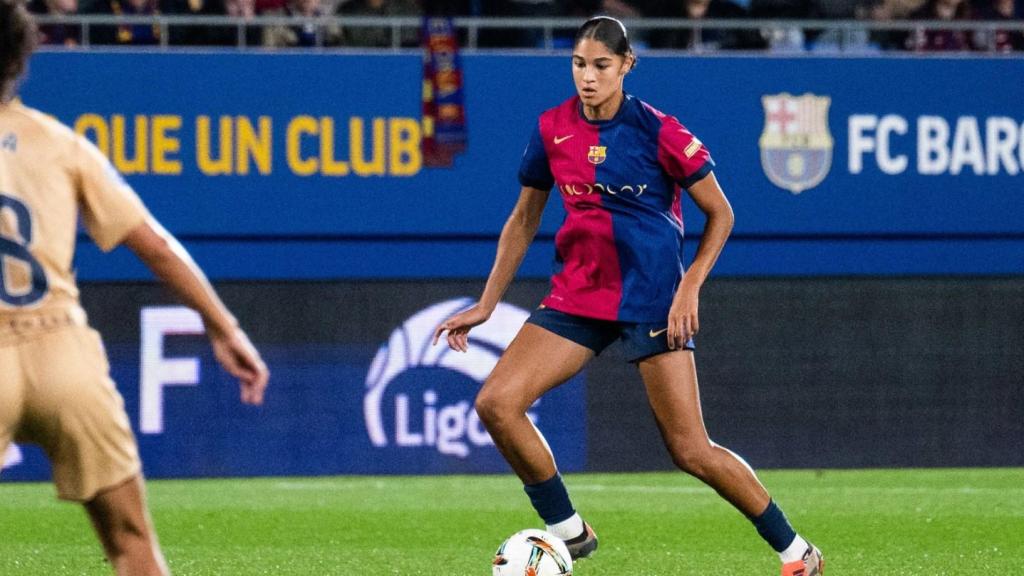 Sydney Schertenleib debuta con el primer equipo del Barça contra el Eibar en el Estadi Johan Cruyff