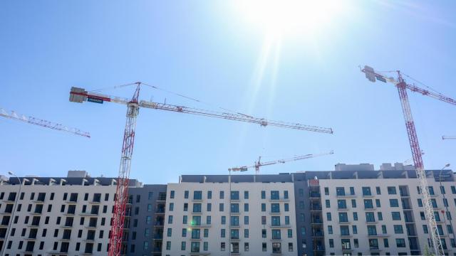 Bloques de viviendas en fase de construcción