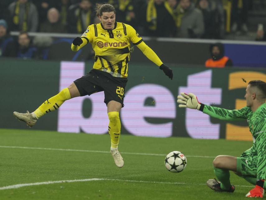 Iñaki Peña, contra el Borussia Dortmund