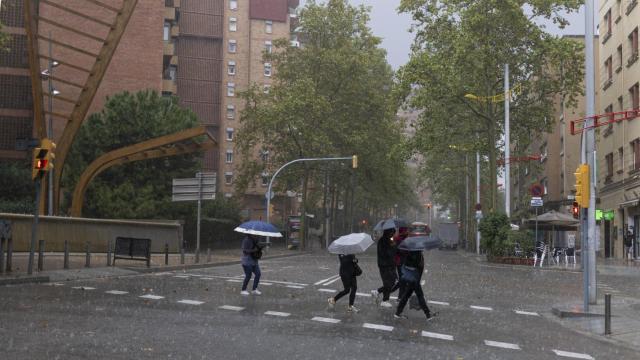 Un día de lluvia en Barcelona