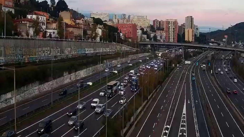 Atasco en la C-58 este viernes