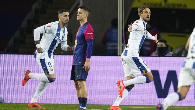 Marc Casadó se queda de piedra tras el gol del Leganés