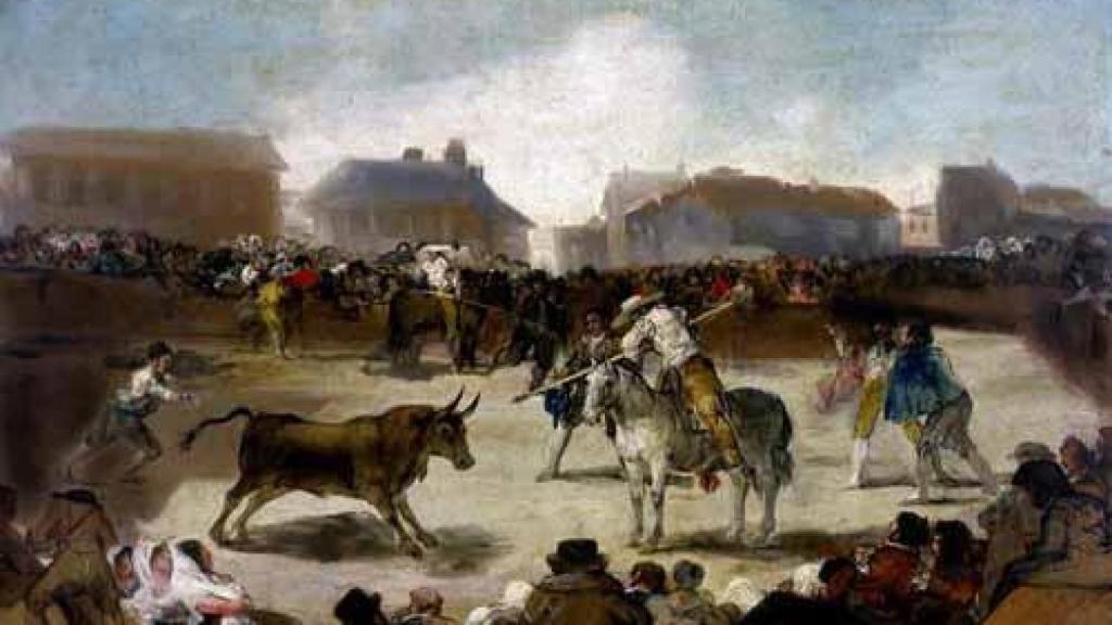 'Corrida de toros en un pueblo', de Francisco de Goya