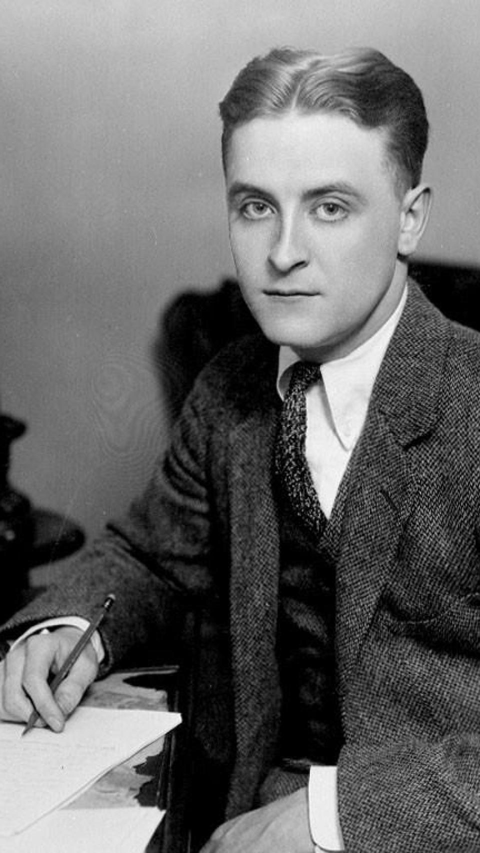 El escritor Francis Scott Fitzgerald en 1921