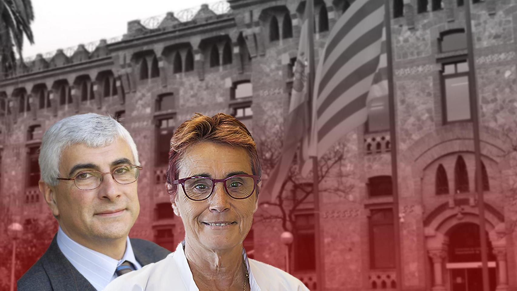 El 'exconseller' de Salud, Manel Balcells (ERC), y la actual titular, Olga Pané