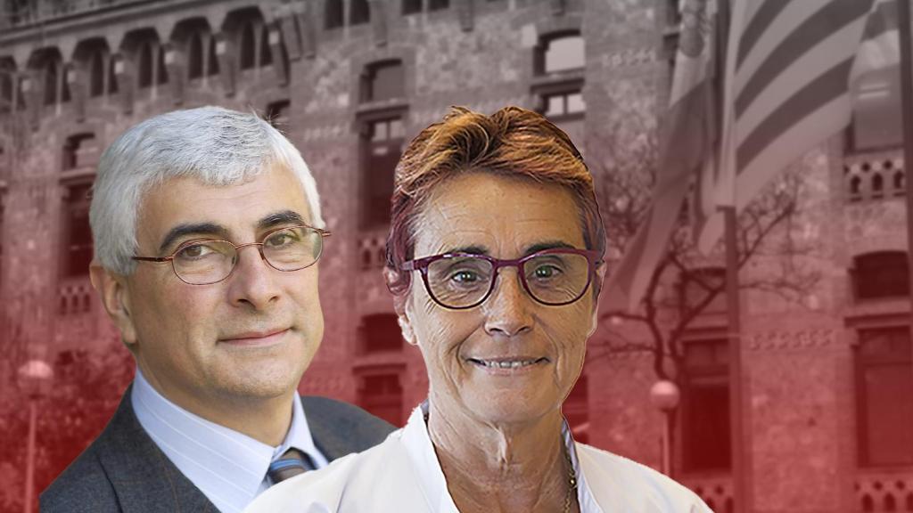 El 'exconseller' de Salud, Manel Balcells (ERC), y la actual titular, Olga Pané