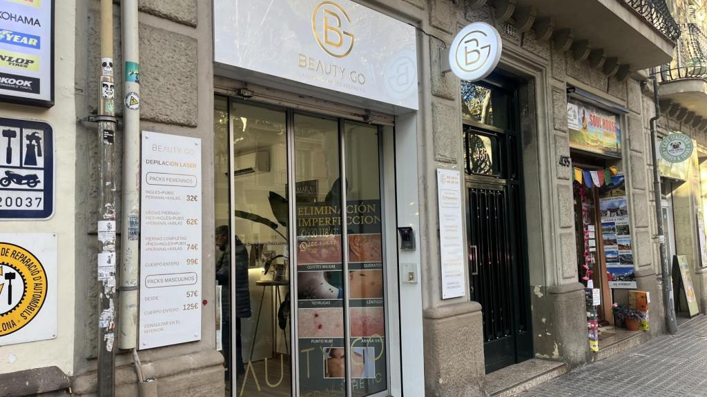 Centro Beauty Go en la calle Valencia de Barcelona