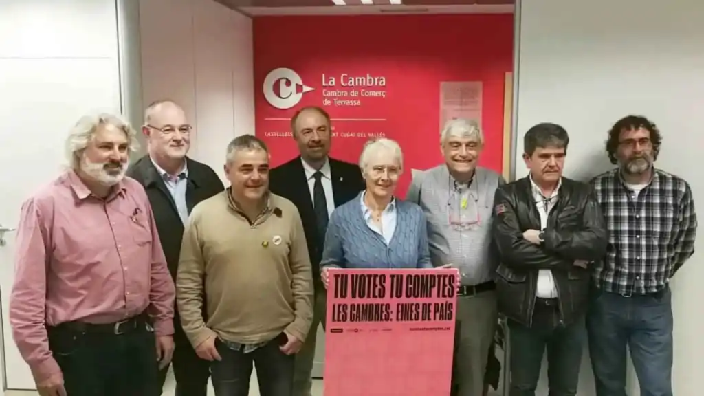 La lista de la ANC en la Cámara de Comercio de Terrassa