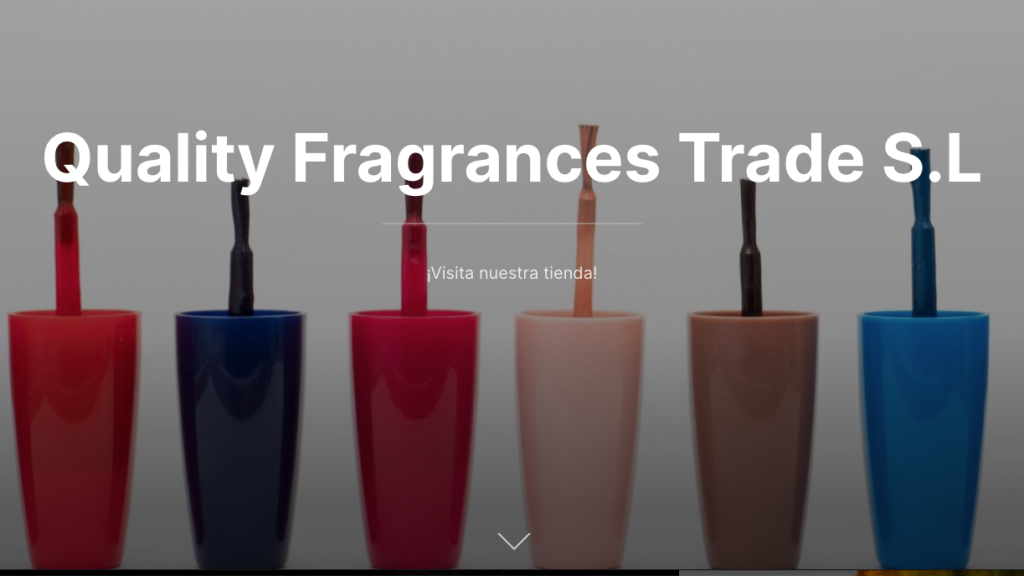 Imagen de la web de Quality Fragances Trade