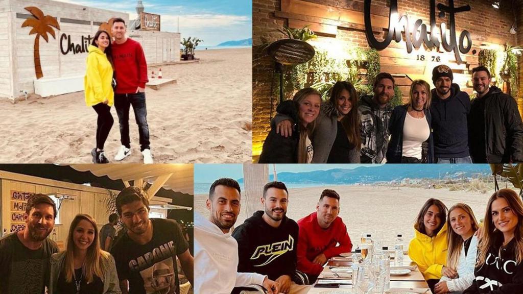 Leo Messi, Luis Suárez, Antonella, Busquets, Sofía Balbi o Elena Galera comparten momentos en el Chalito