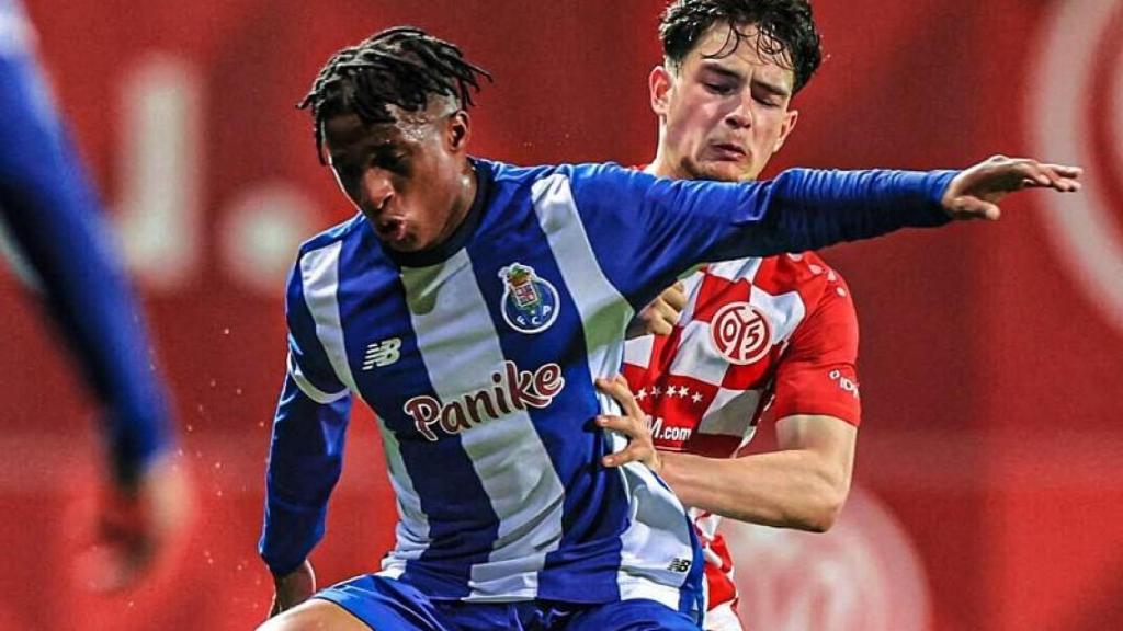 Cardoso Varela, en un partido de UEFA Youth League