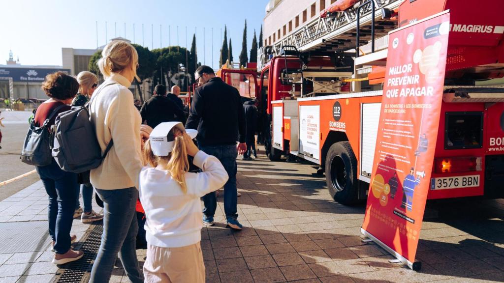 Todos los asistentes podrán subir a un camión de bomberos