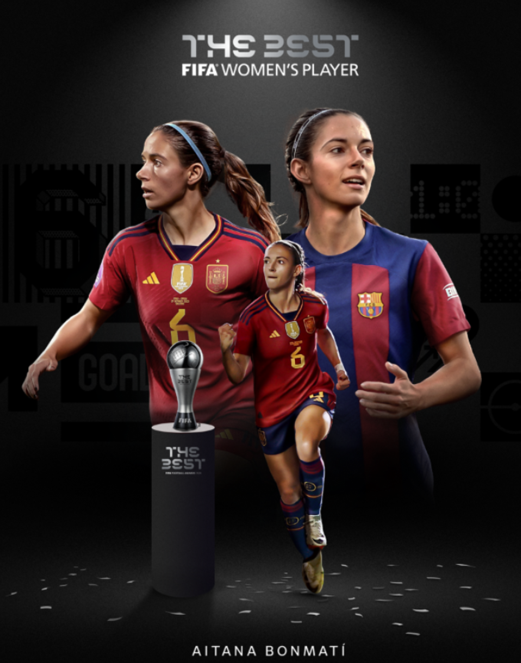 Aitana Bonmatí conquista el premio The Best a mejor jugadora del mundo por segunda vez consecutiva