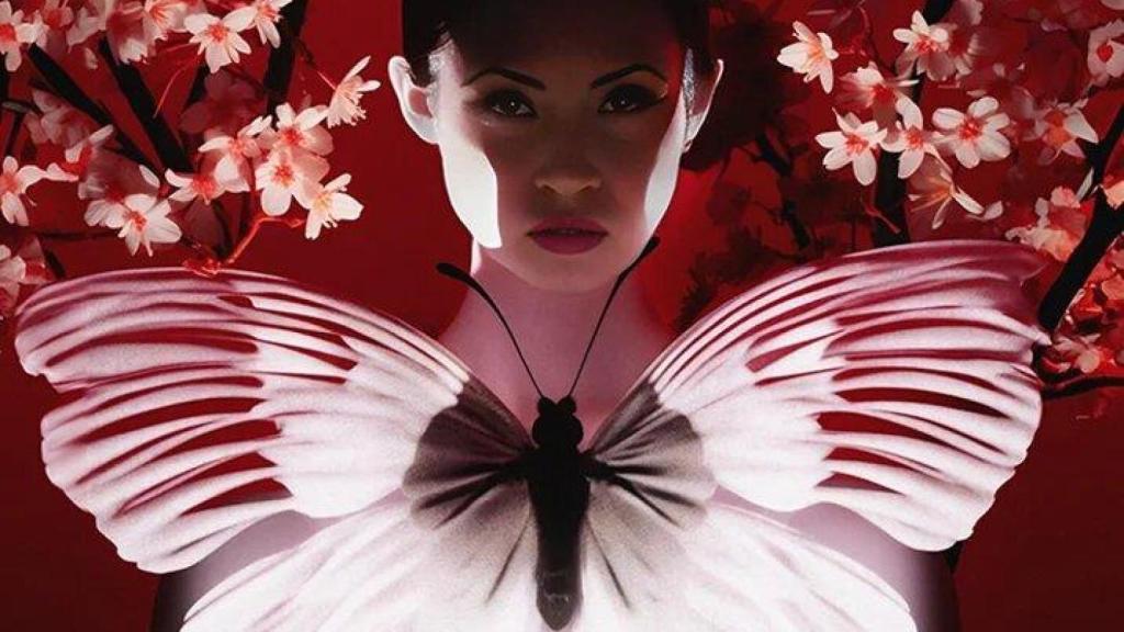 Cartel de Madama Butterfly en el Liceu