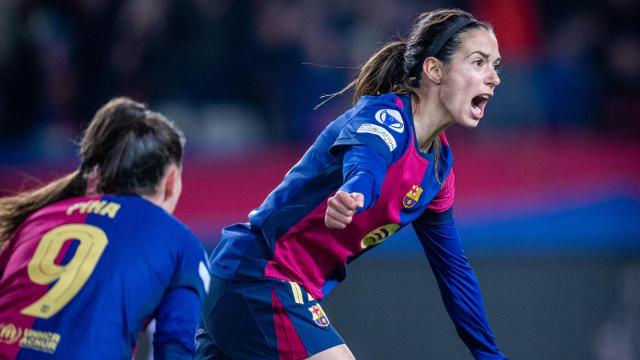 El grito de euforia de Aitana tras marcar un gol contra el Manchester City