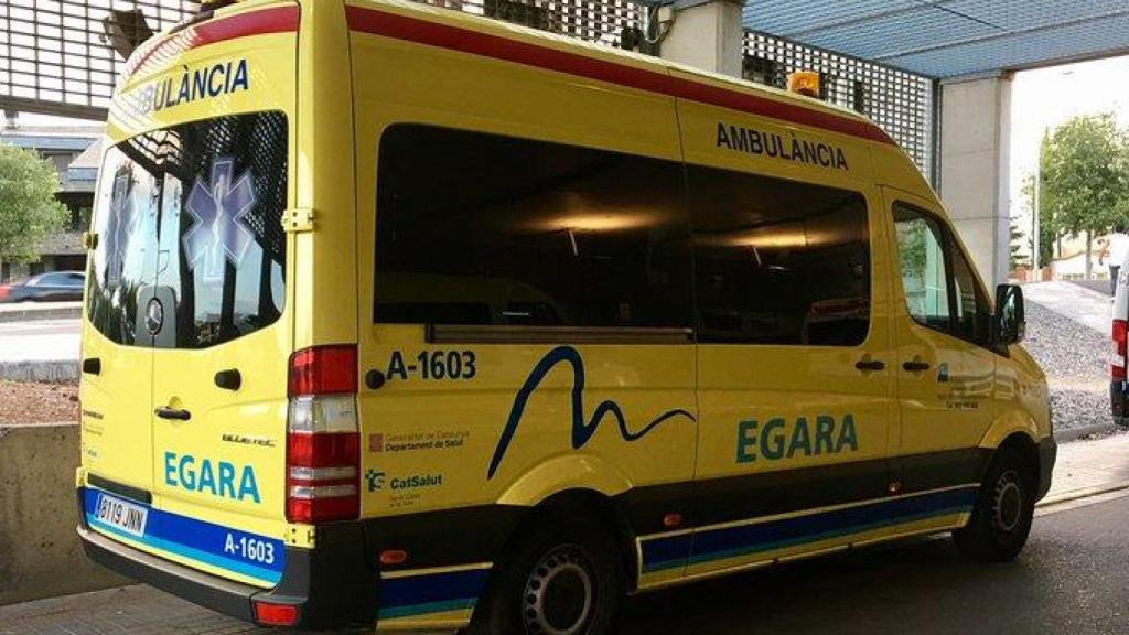 Una ambulancia de Egara, que ha logrado dos contratos de 173 millones en Cataluña