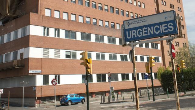 Entrada de urgencias del Hospital Doctor Josep Trueta de Girona