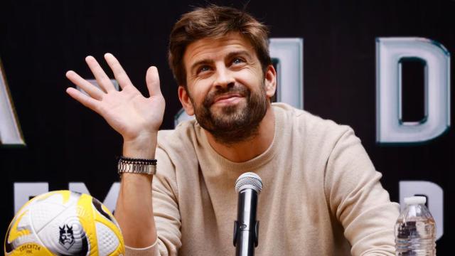 Gerard Piqué, durante un acto de la Kings League en México