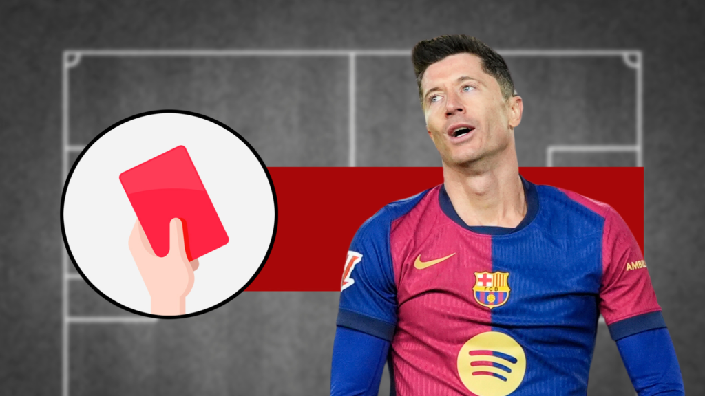 Tarjeta roja: Lewandowski