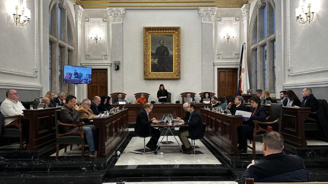 Imagen del pleno municipal de Reus ayer