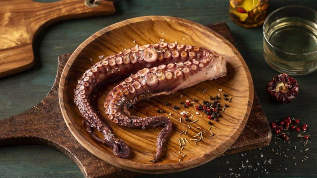 Pulpo de Llança a la brasa