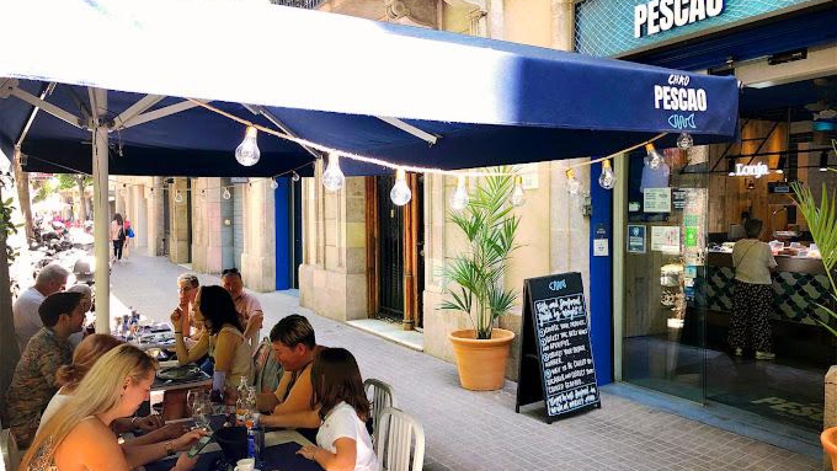 Marisquería Chao Pescao en la calle Consell de Cent