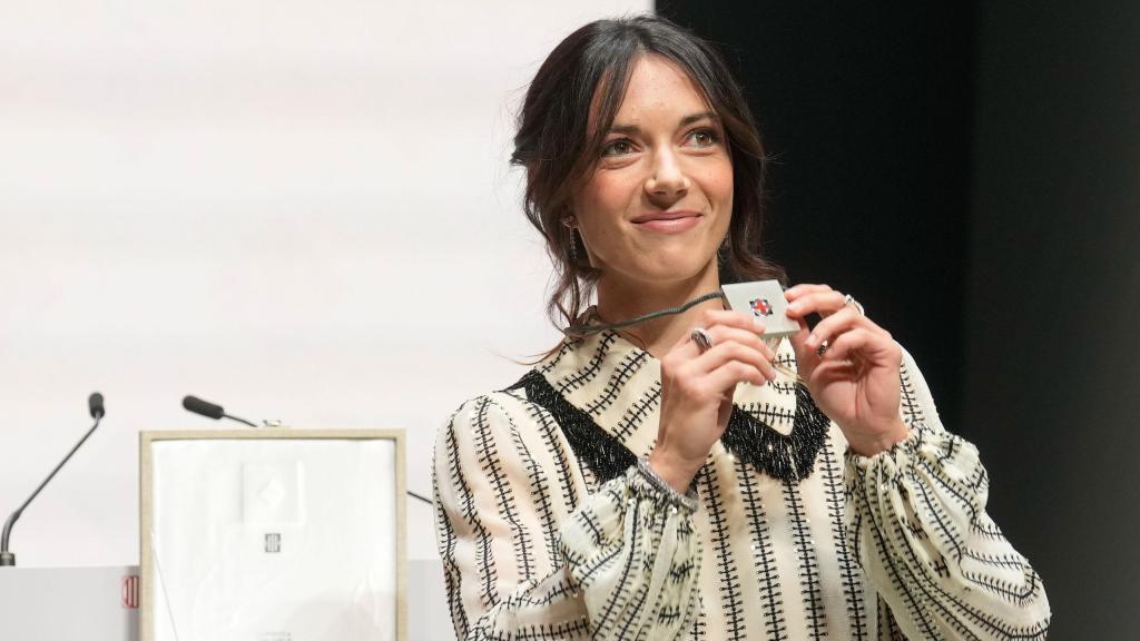 Aitana Bonmatí recibe el premio Creu de Sant Jordi por parte de la Generalitat de Catalunya