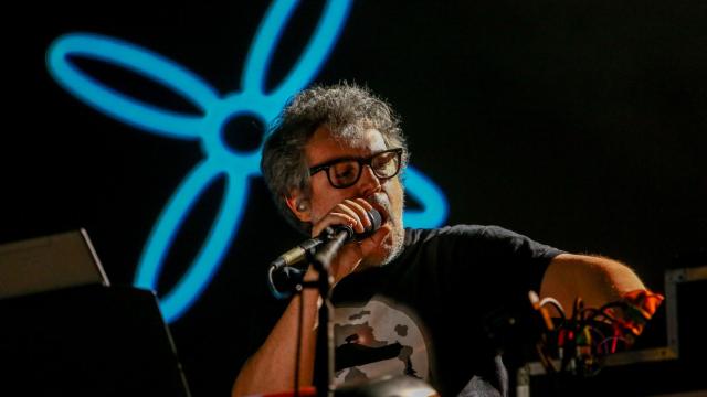 El cantante Iván Ferreiro, durante una actuación en Madrid